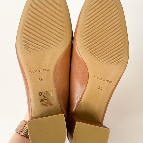 Brand New Everlane Day Heel Mule in Cognac Size 6.5 - Picture 5 of 6